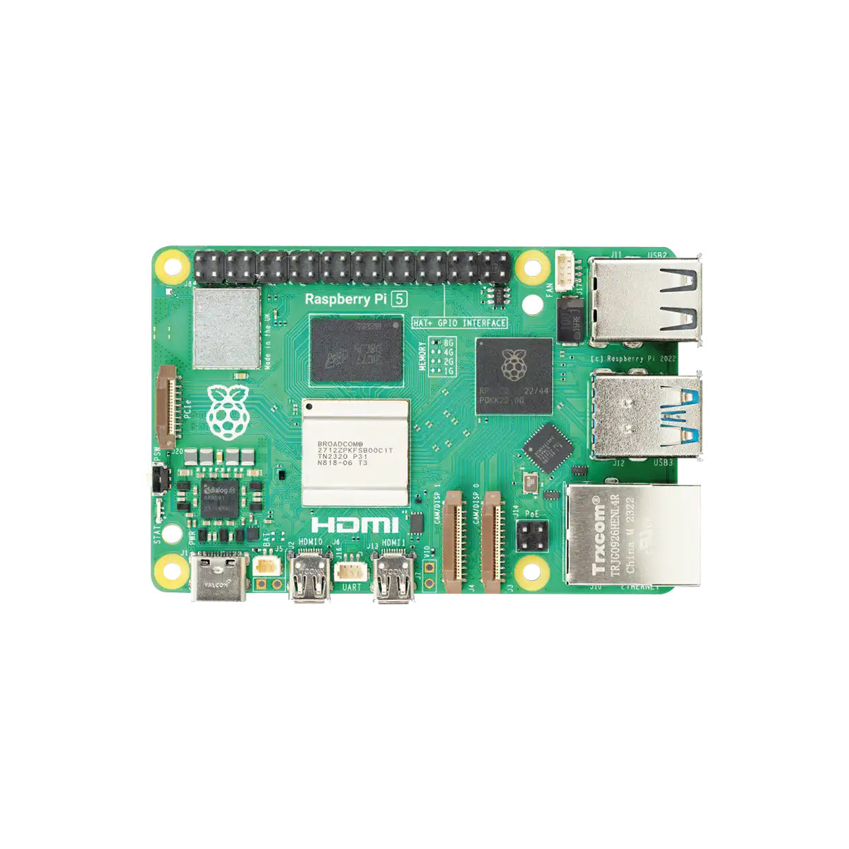 Image of Raspberry Pi 5 4G/8G Controller Python Linux Vision Development Kit