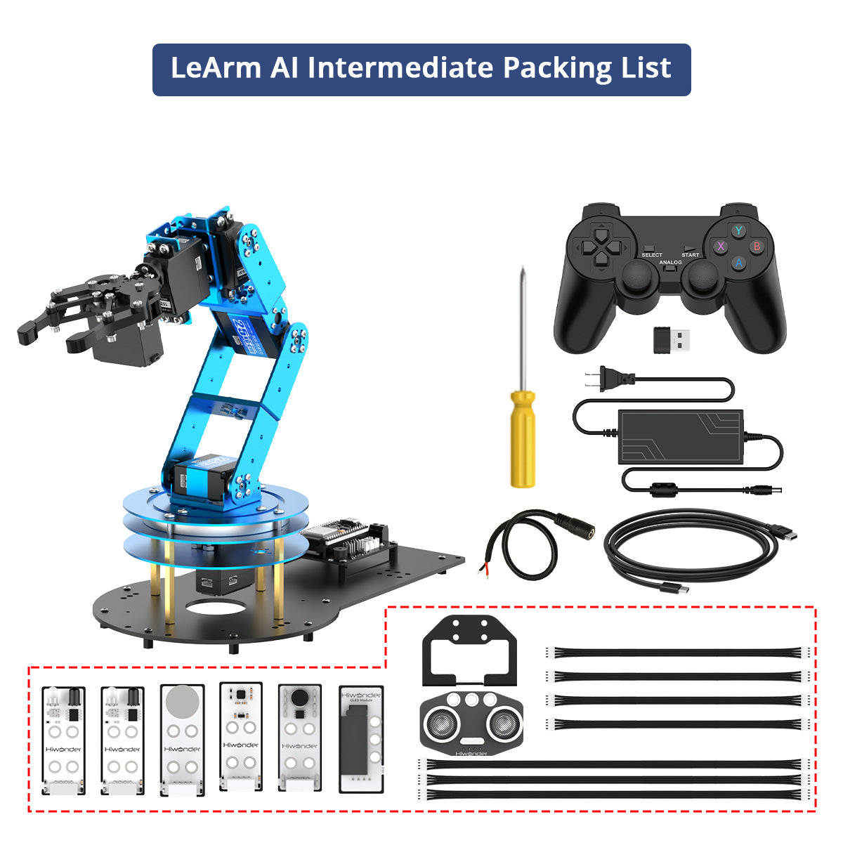 Image of LeArm AI robot arm kit