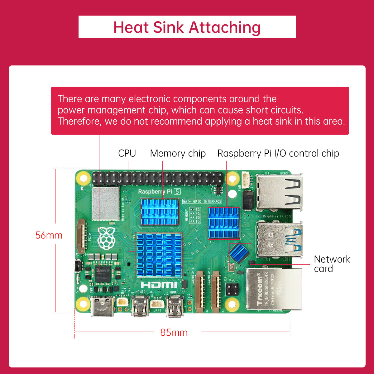 Image of Raspberry Pi 5 4G/8G Controller Python Linux Vision Development Kit