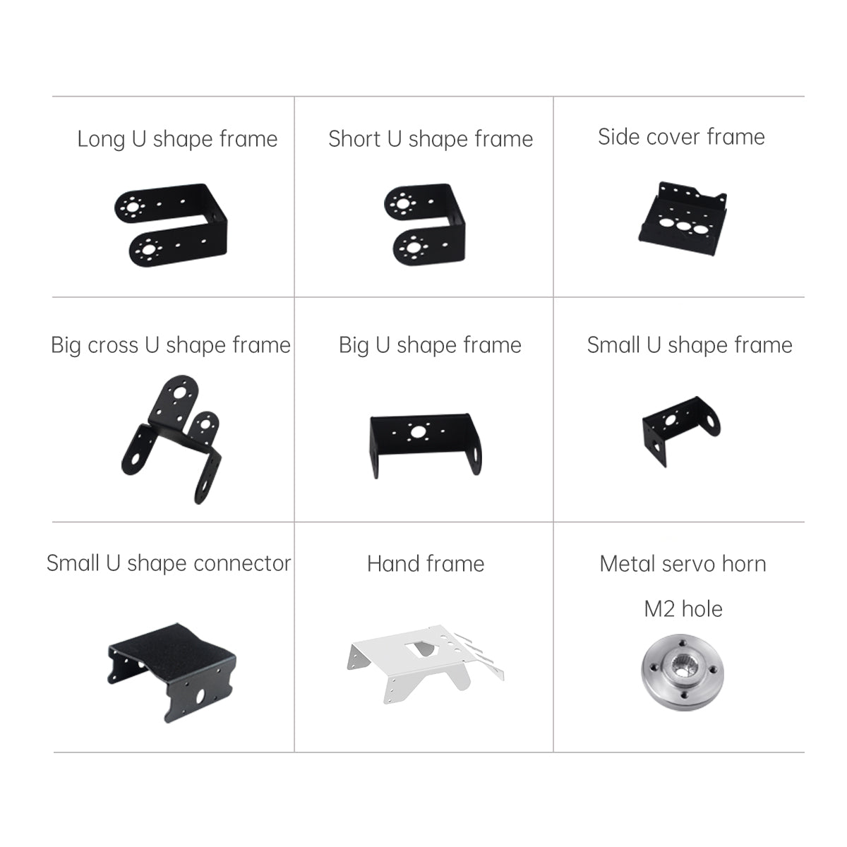 Image of Double-shaft Servo Frame/Bracket