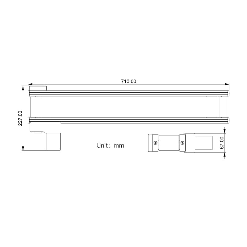 Image of Electrical Conveyor Belt Adjustable Speed and Moving Direction