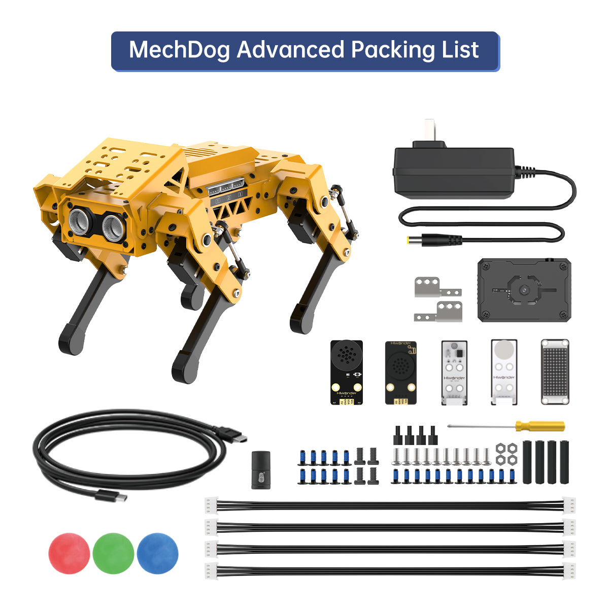 Image of MechDog Open Source AI Robot Dog AI Vision Voice Interaction Scratch Arduino Python