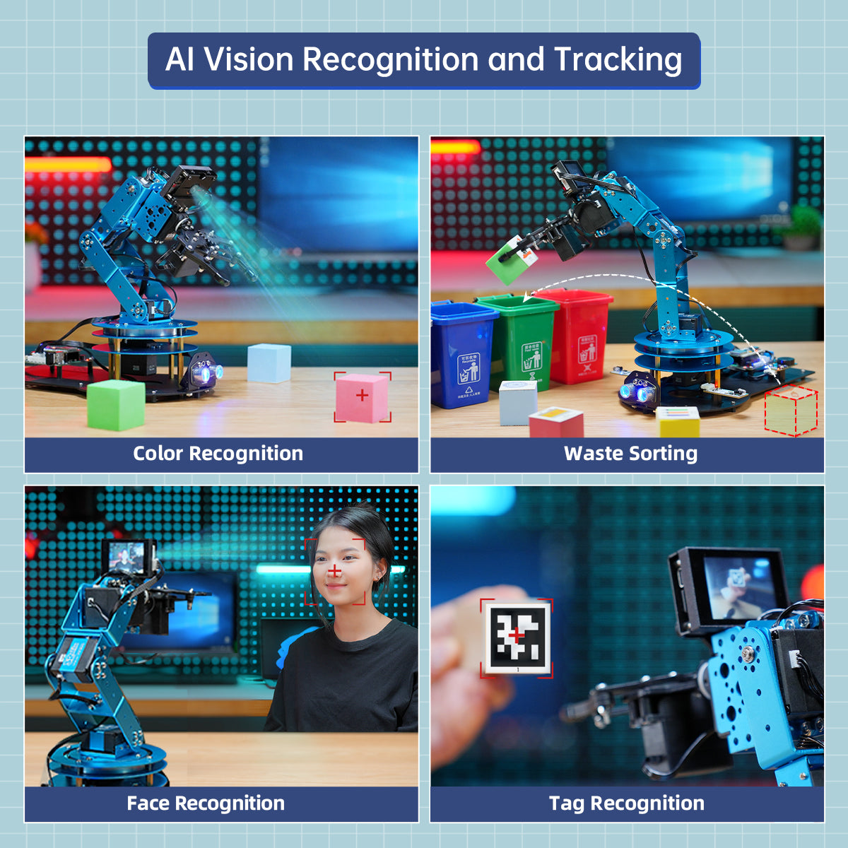 Image of LeArm AI robot arm detail