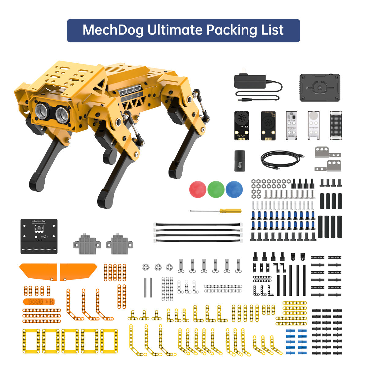 Image of MechDog Open Source AI Robot Dog AI Vision Voice Interaction Scratch Arduino Python