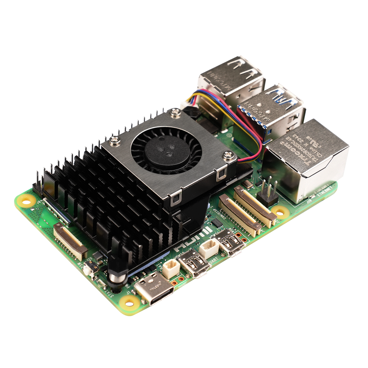 Image of Raspberry Pi 5 Active Heat Sink PWM Variable Speed Fan Aluminium Alloy Base