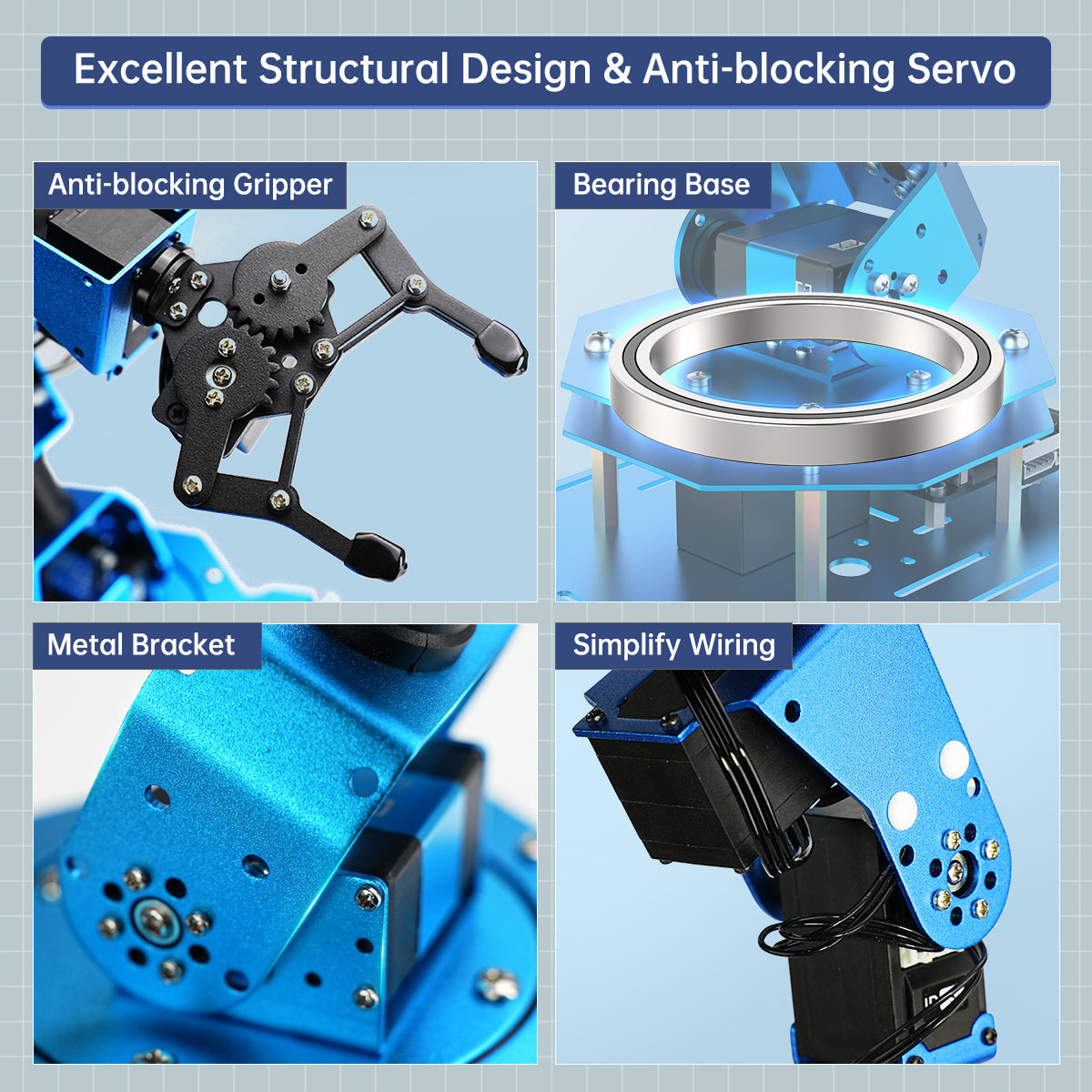 Image of xArm 1S Intelligent Bus Servo Robotic Arm for Programming