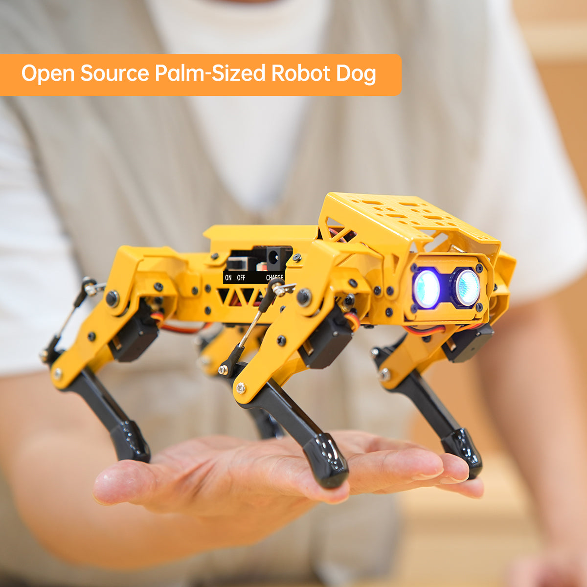 Image of MechDog Open Source AI Robot Dog AI Vision Voice Interaction Scratch Arduino Python