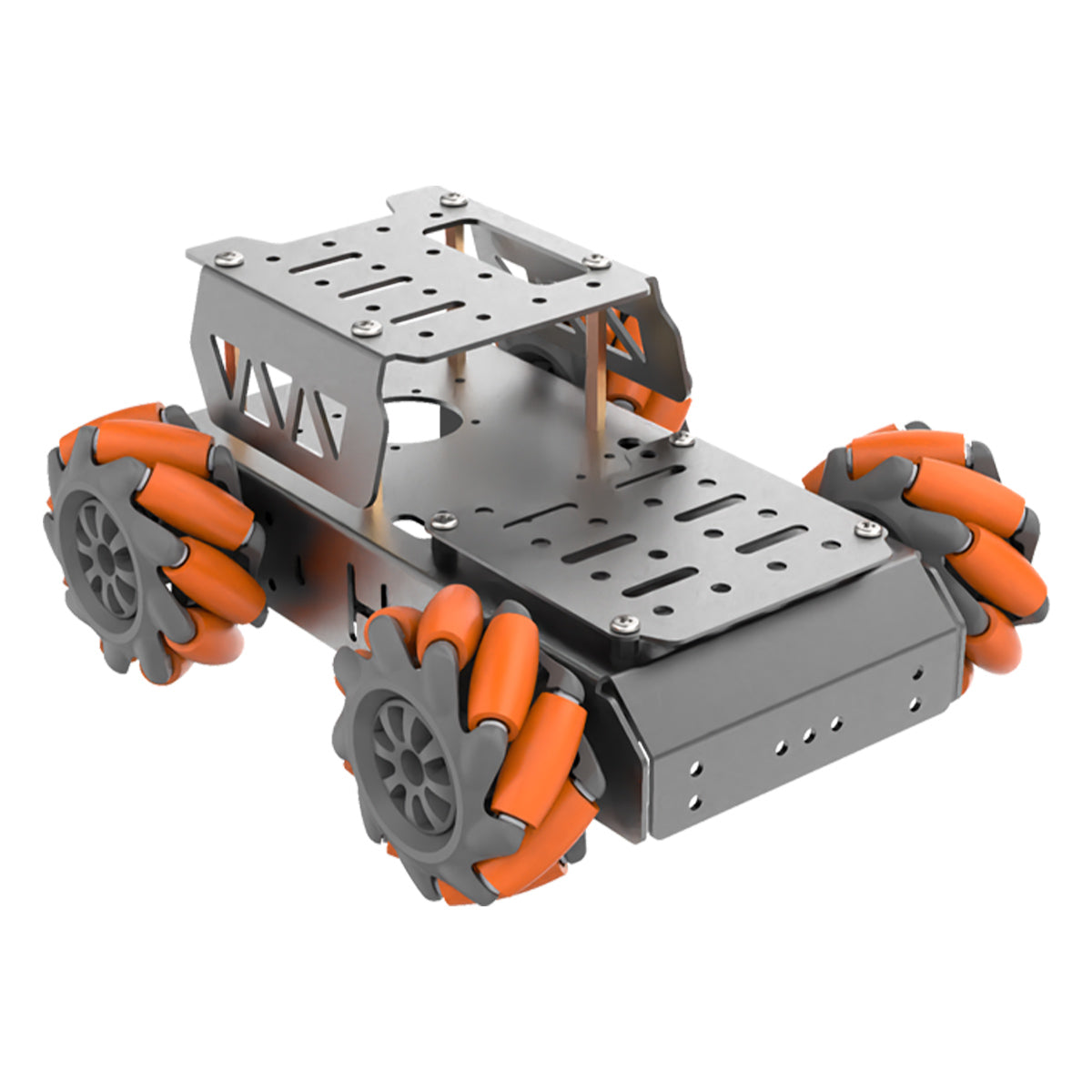 Image of Mecanum Wheel Chassis Car Kit TT Motor Aluminum Alloy Frame
