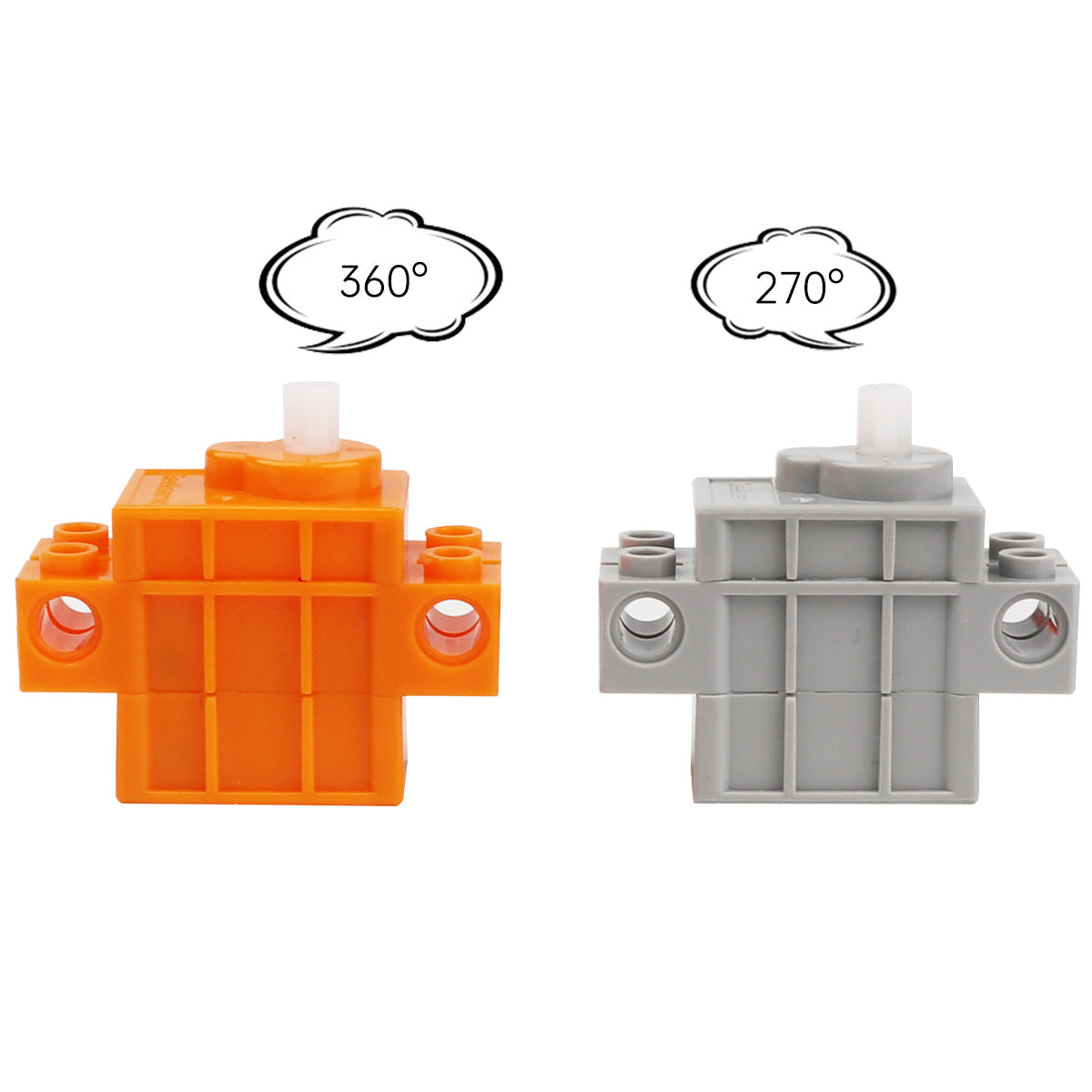 Image of Block Servo 270/360 micro:bit Program Control LEGO Compatible