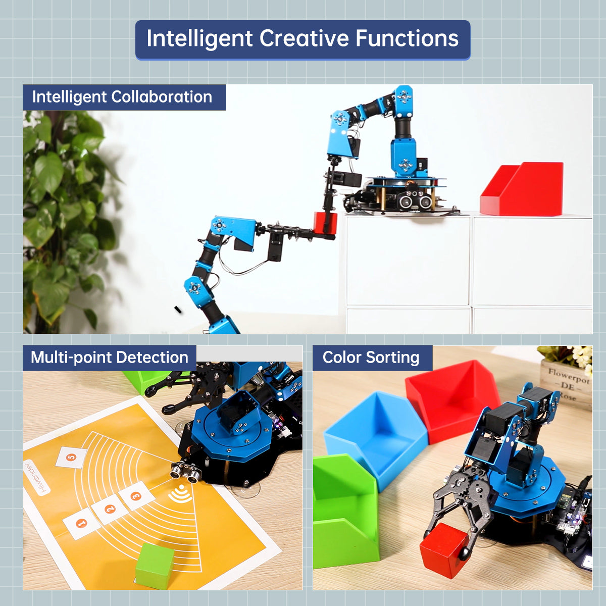 Image of xArm 2.0 Intelligent Robotic Arm Scratch & Python Programmable Kit