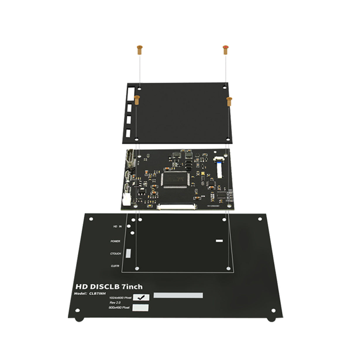 Image of 7-inch HD Touch Screen for ROS Raspberry Pi Jetson Nano Robots