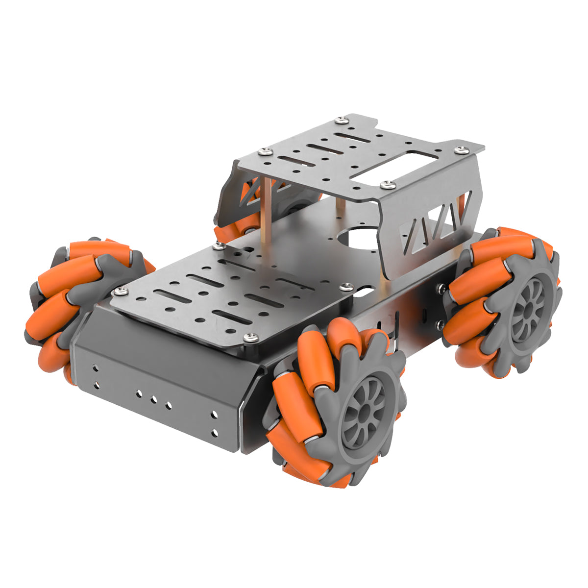 Image of Mecanum Wheel Chassis Car Kit TT Motor Aluminum Alloy Frame