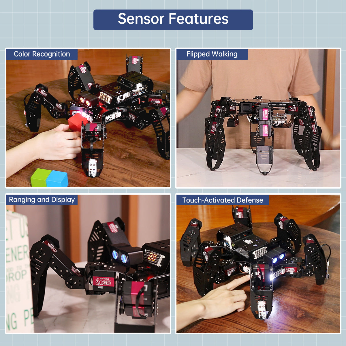 Image of Spiderbot Arduino Coding Robot with AI Voice Control