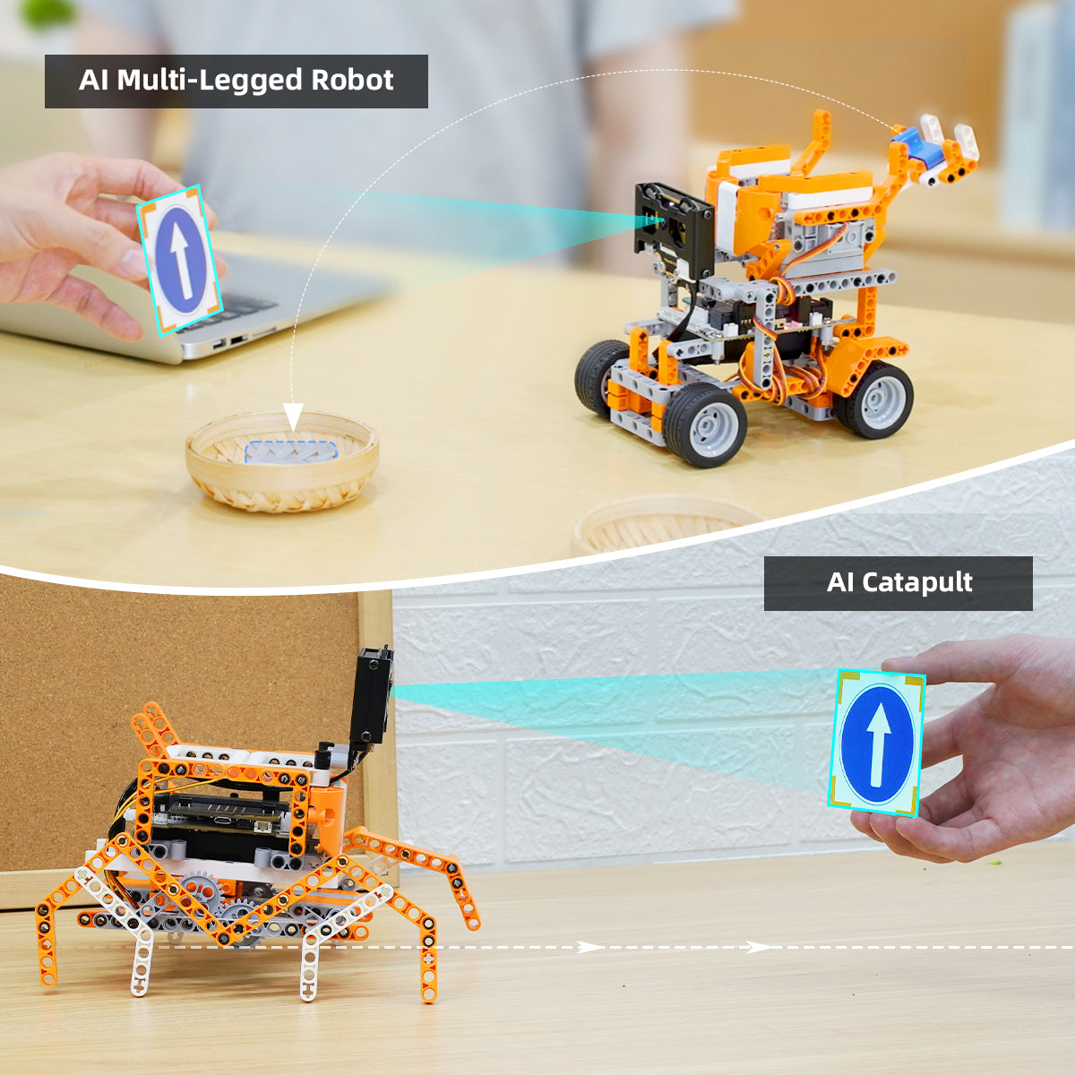 Image of DaDa:bit AI Programmable Building Block Kit micro:bit WonderCam AI Vision Module