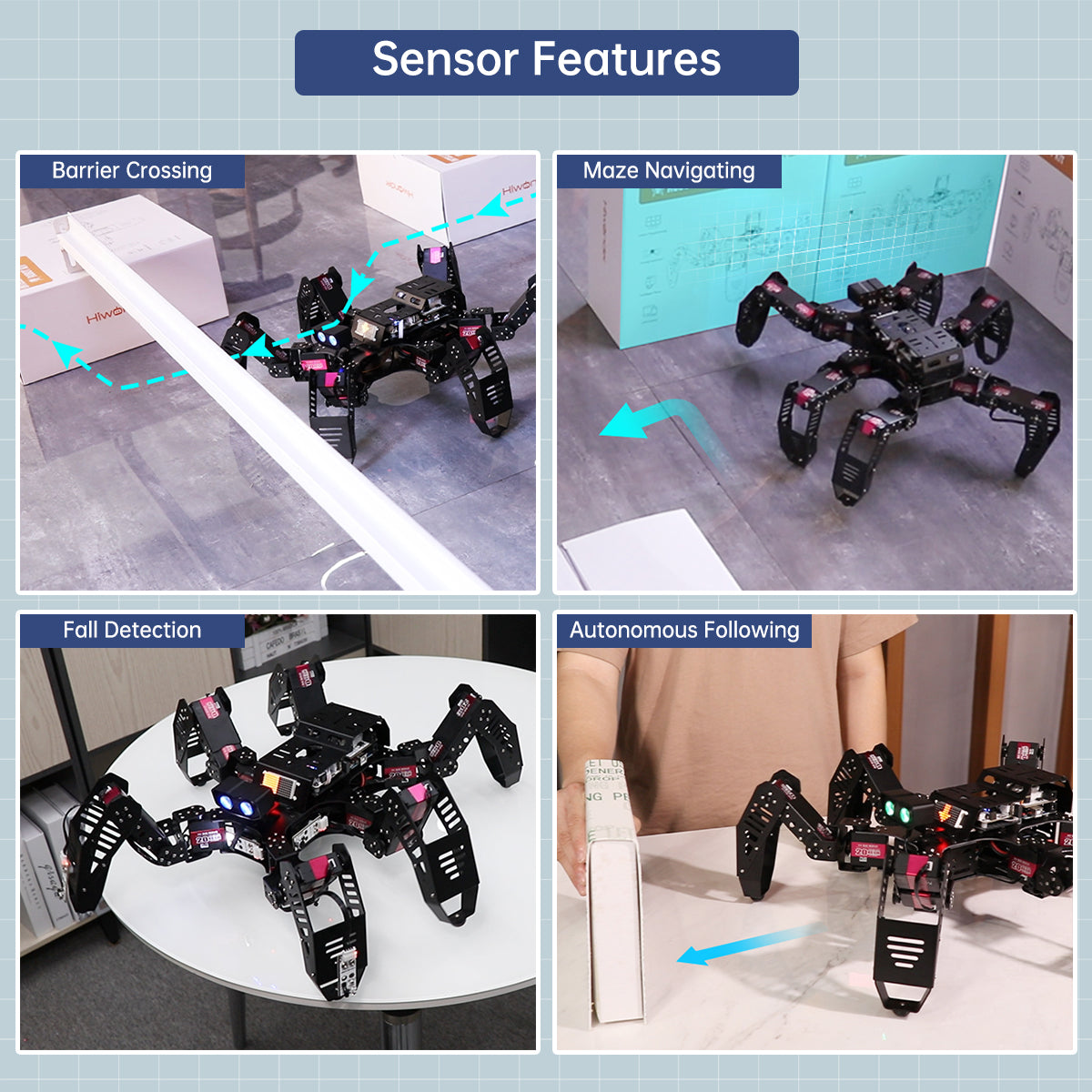 Image of Spiderbot Arduino Coding Robot with AI Voice Control