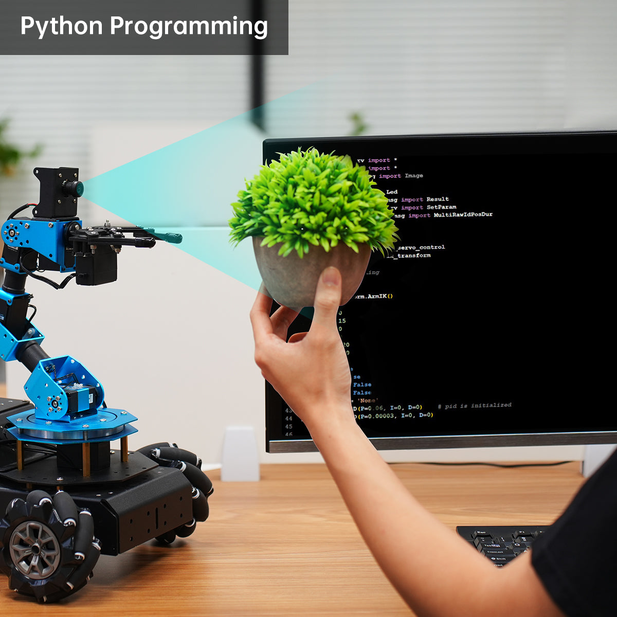 Image of ArmPi Pro AI vision robot Python