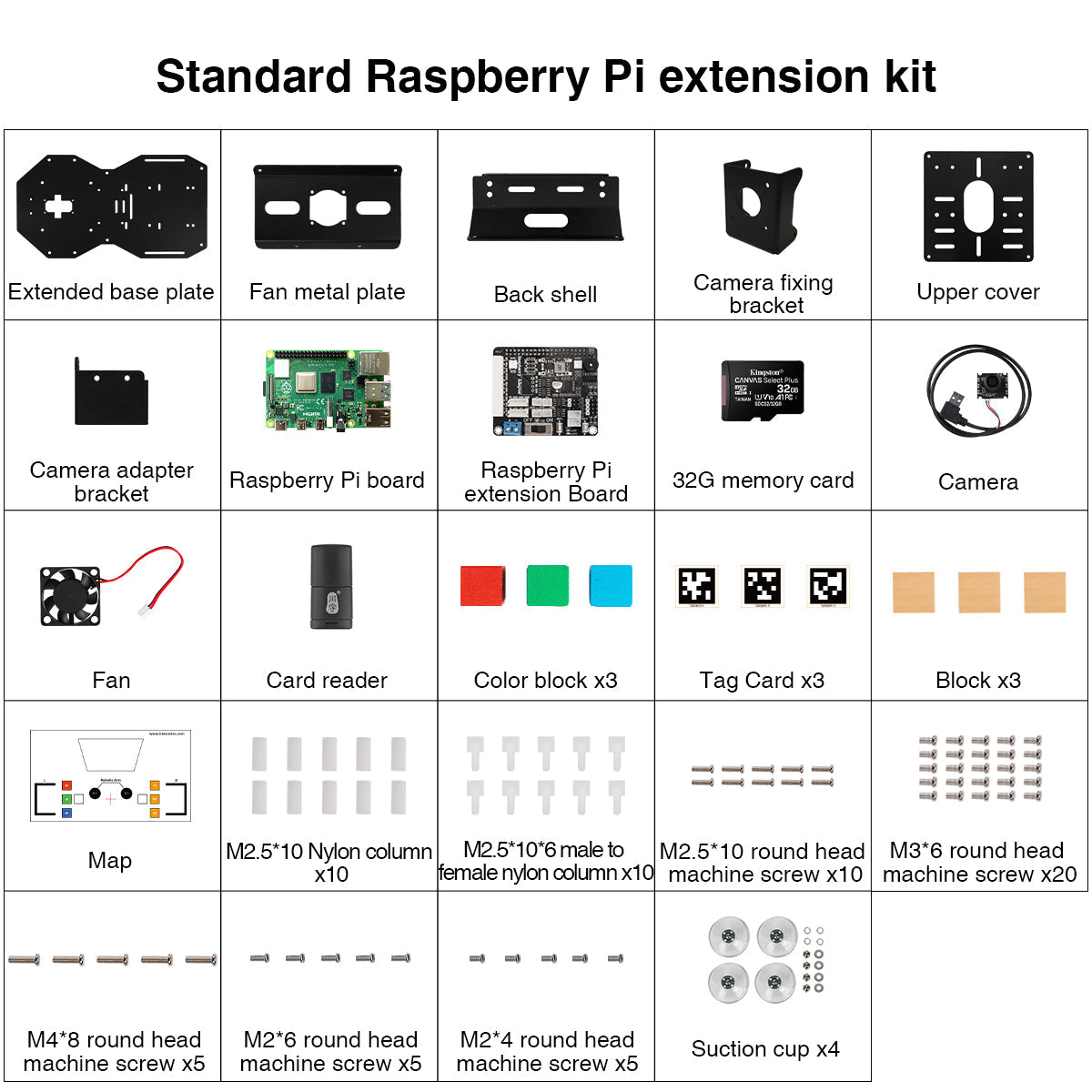 Image of Raspberry Pi 4B Extension Kit for xArm Robotic Arm