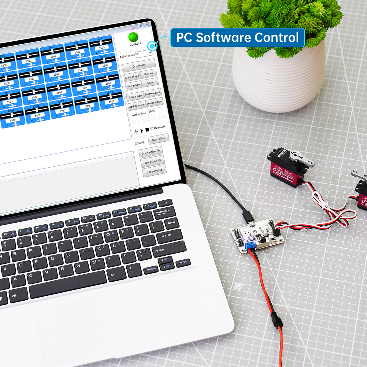 Image of LSC-16 16 Channel Servo Controller with Over-Current Protection