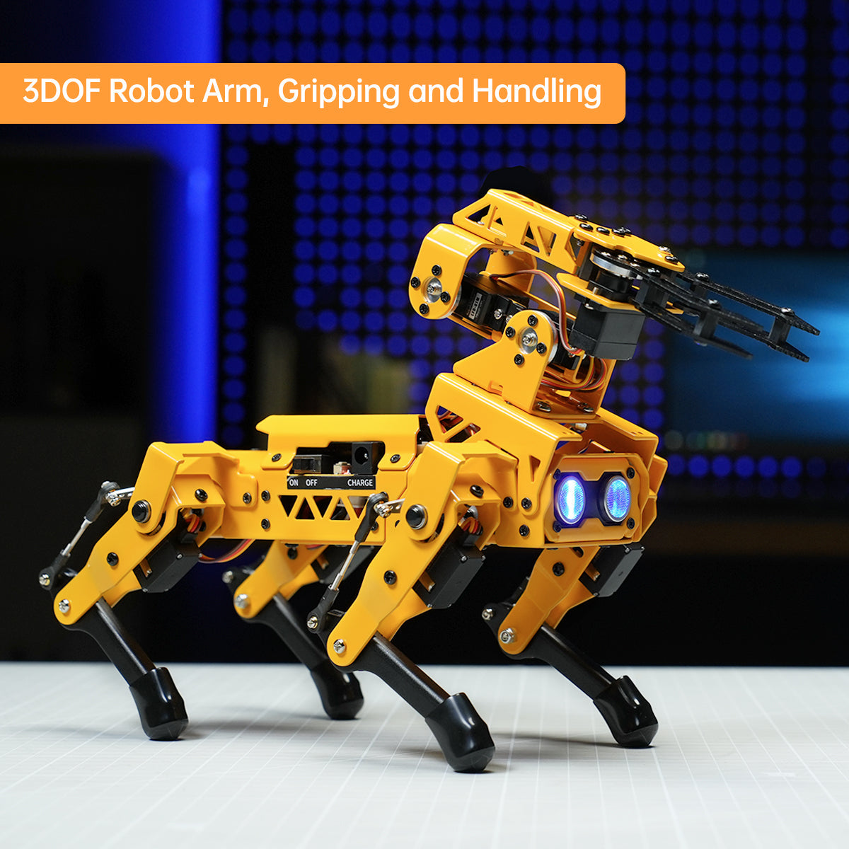Image of MechDog Open Source AI Robot Dog AI Vision Voice Interaction Scratch Arduino Python