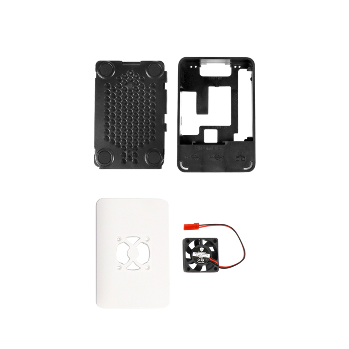 Image of Raspberry Pi 4B ABS Protective Case with Cooling Fan