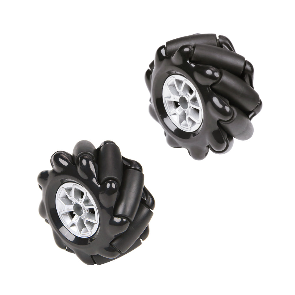 Image of Mecanum Wheel 60mm High Hardness Plastic Wheel for Robot Car DIY (black)