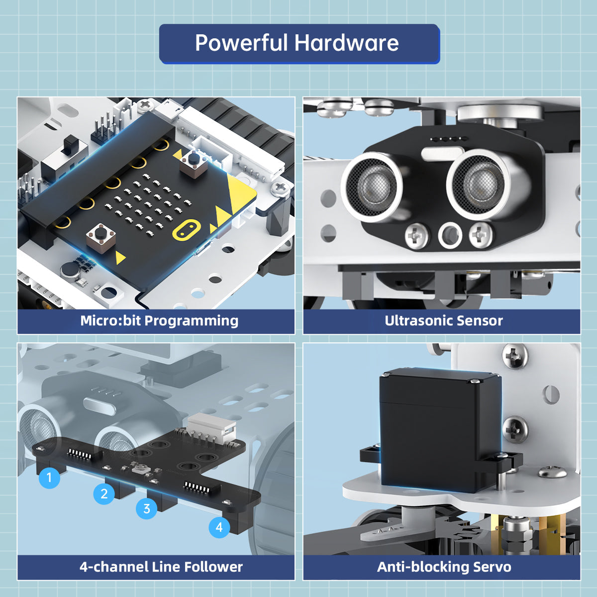 Image of Qtruck Programmable Educational Robot micro:bit Series