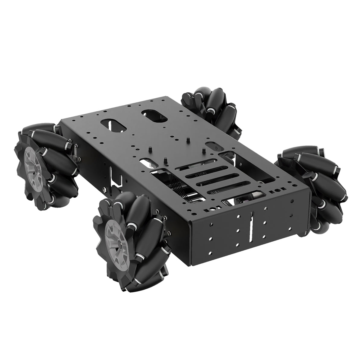 Image of Large Metal 4WD Vehicle Chassis 8V Encoder Geared Motor