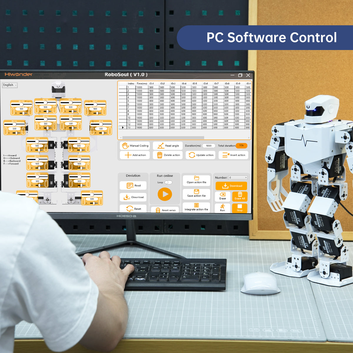 Image of H5S 16-DOF Intelligent Humanoid Dancing Robot