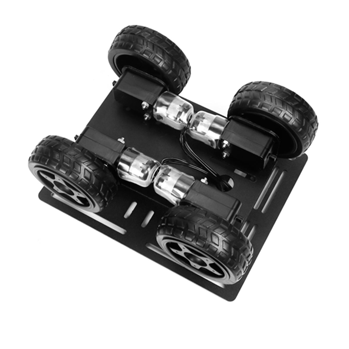 Image of 4WD Chassis Car Kit Aluminum Alloy Frame TT Motor Smart Robot