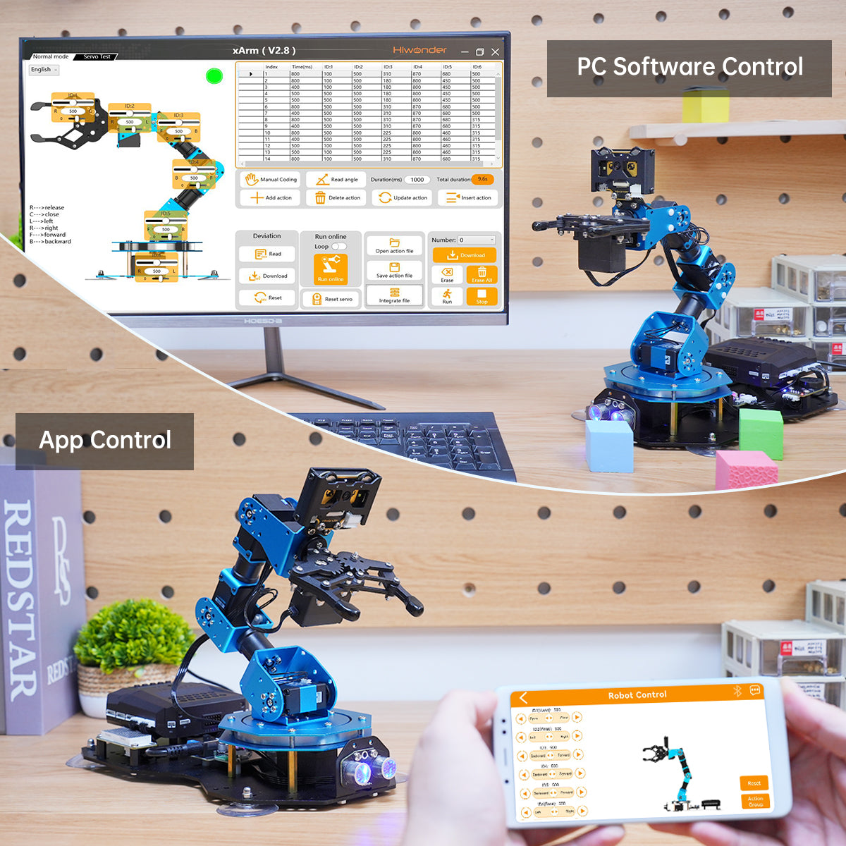 Image of xArm AI Desktop Programmable Robot Arm AI Vision Voice Arduino Scratch Python