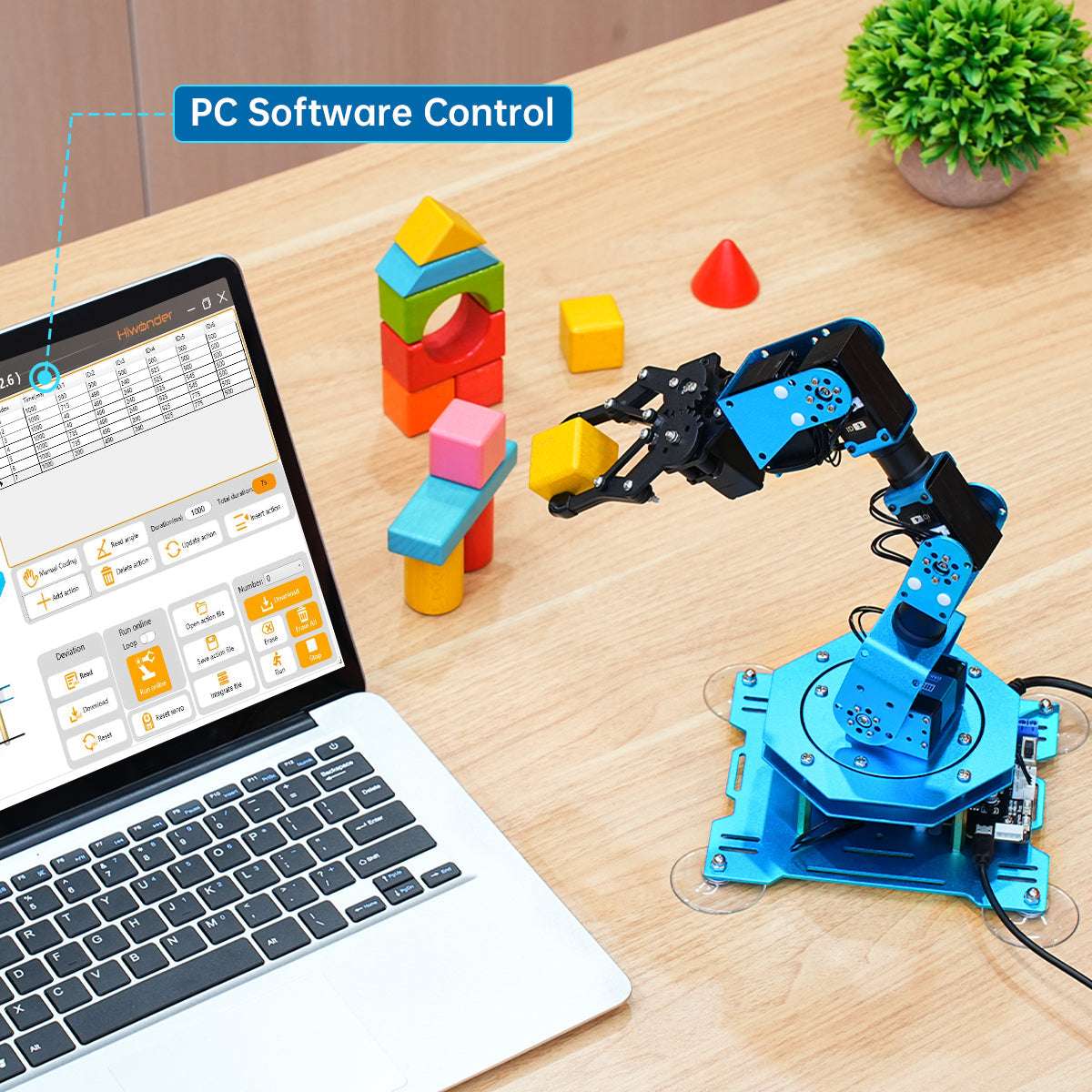 Image of xArm 1S Intelligent Bus Servo Robotic Arm for Programming