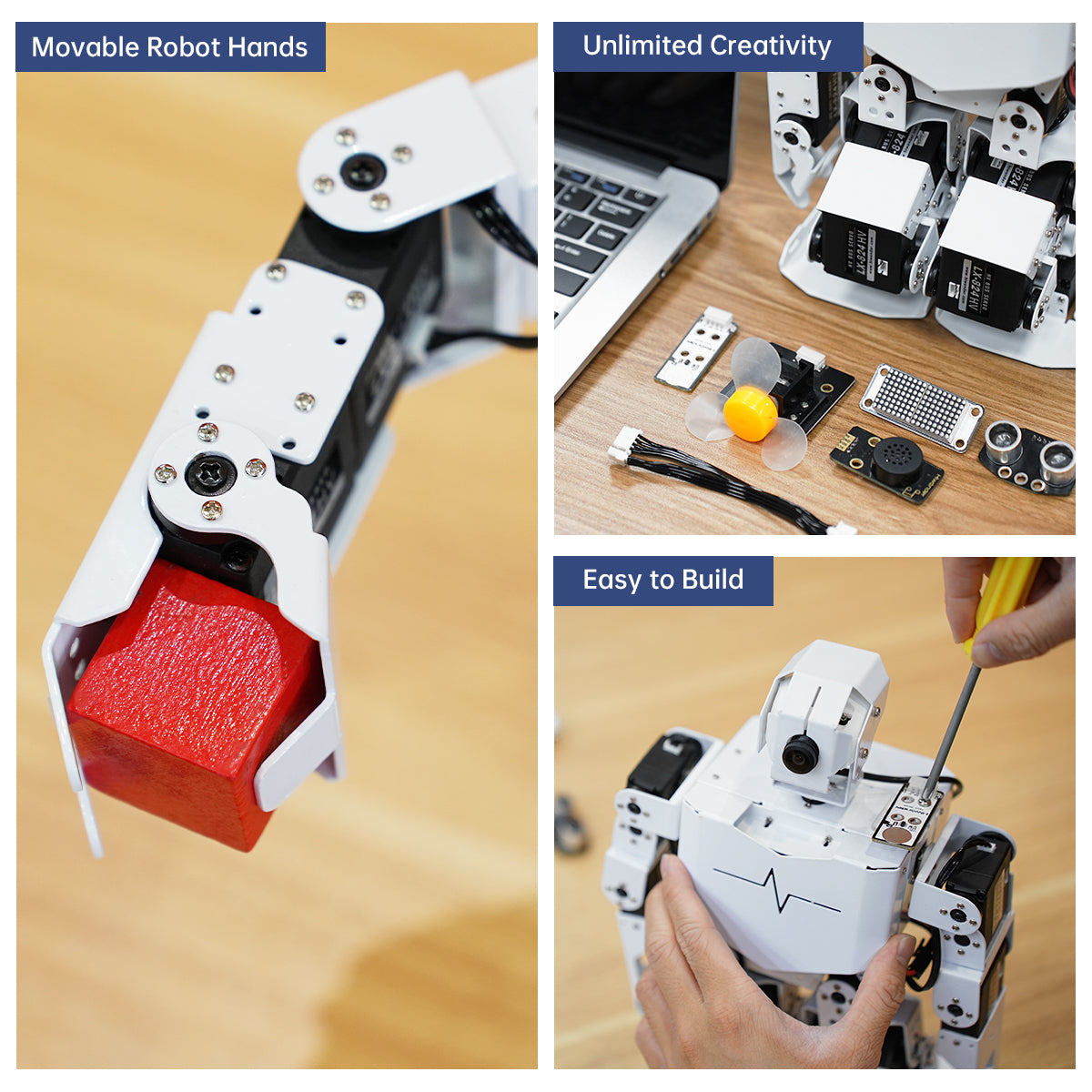 Image of TonyPi Pro AI Humanoid Robot – Raspberry Pi 5, ChatGPT, Vision & Voice
