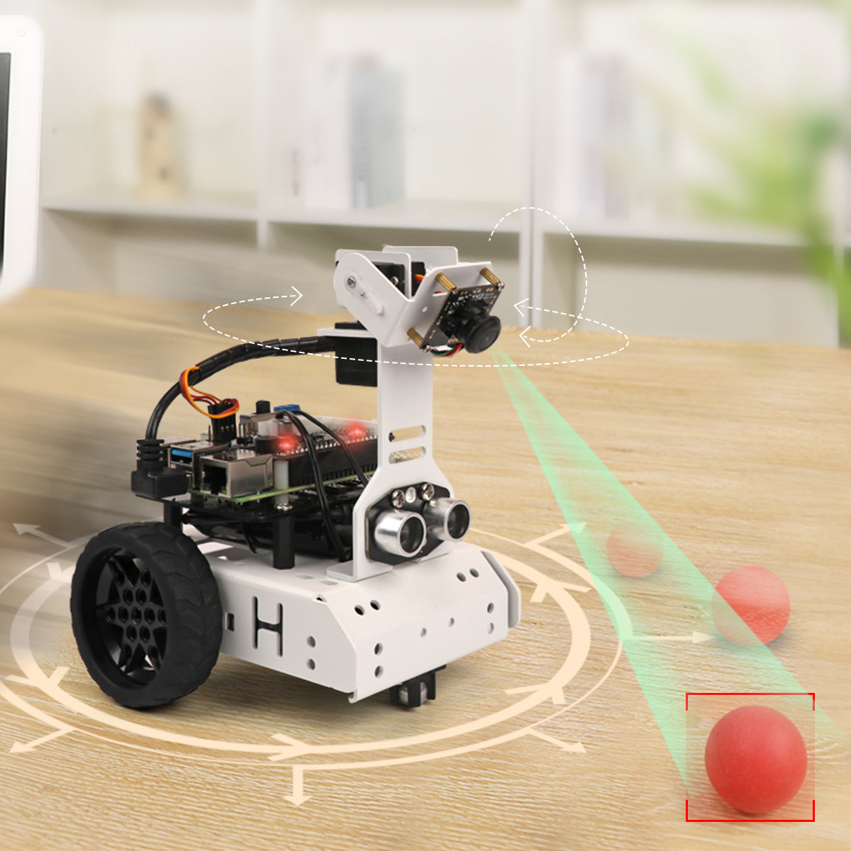 Image of GoGoPi Raspberry Pi 5 Intelligent Vision Robot Car