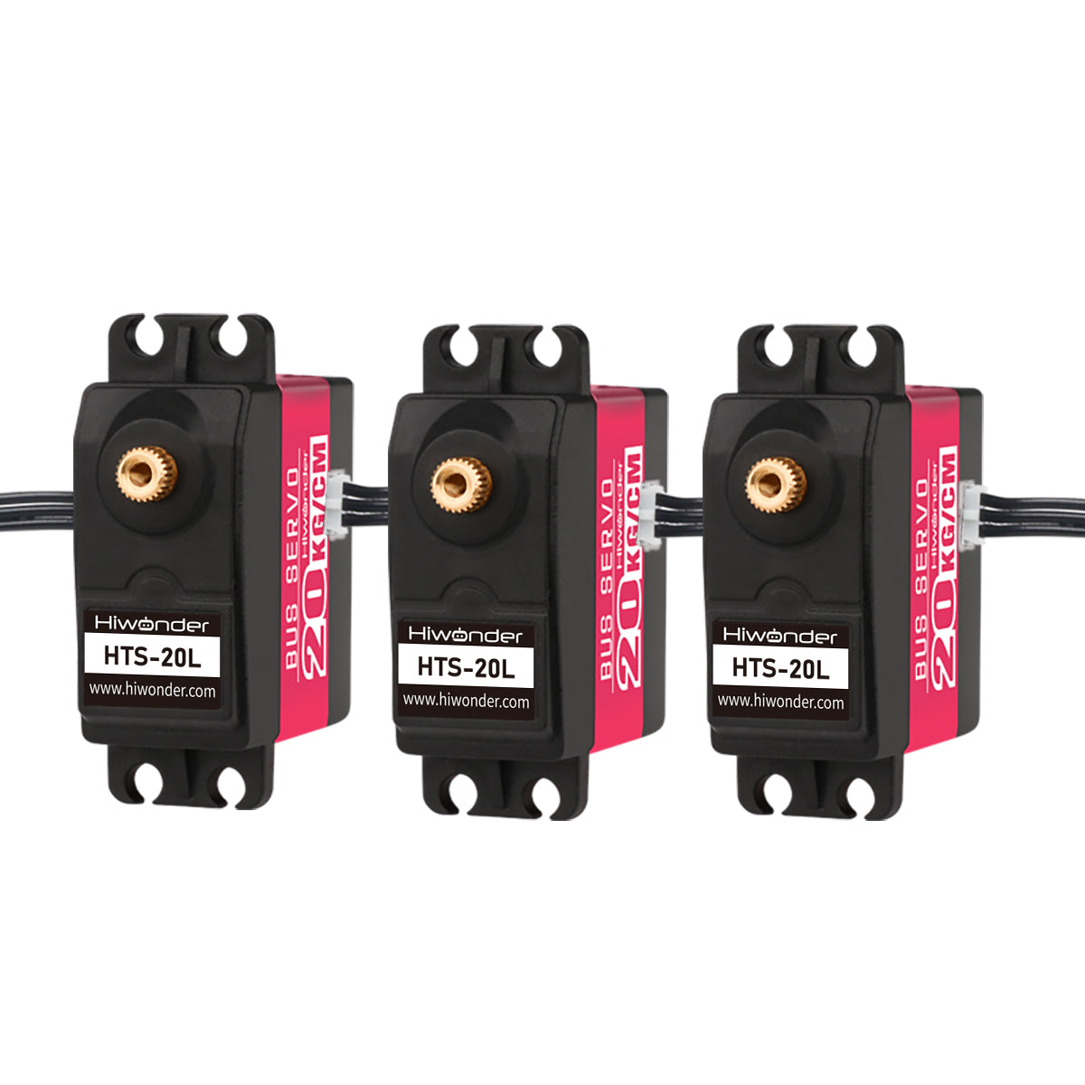 Image of HTS-20L Serial Bus Servo 20KG High Torque Position Feedback