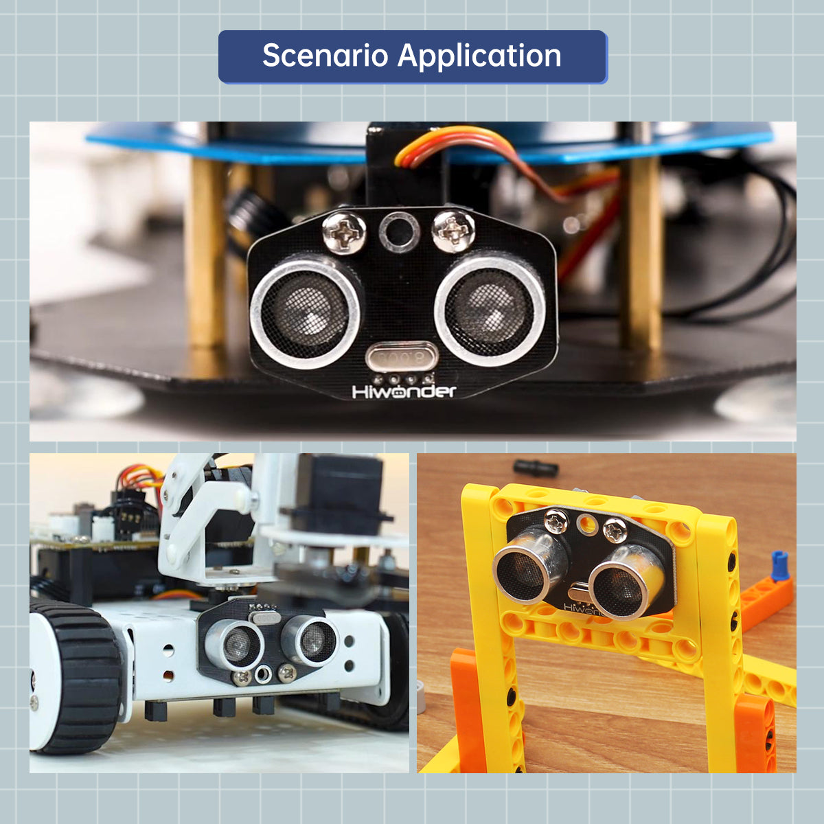Image of Ultrasonic Module Detection Distance Sensor for Robotic Car