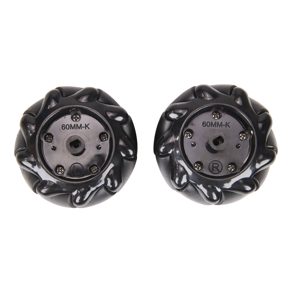 Image of Mecanum Wheel 60mm High Hardness Plastic Wheel for Robot Car DIY (black)