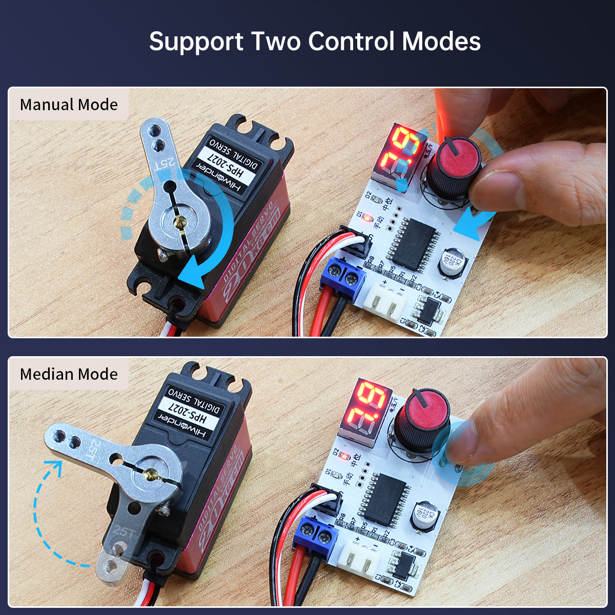 Image of Digital Servo Tester Controller with Voltage Display