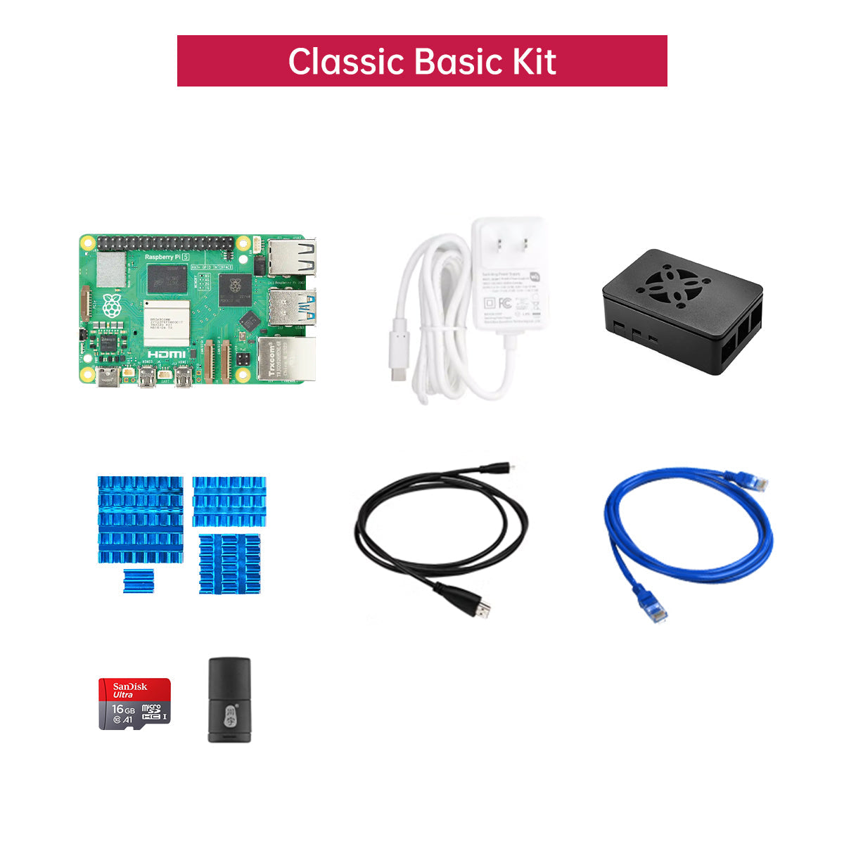 Image of Raspberry Pi 5 4G/8G Controller Python Linux Vision Development Kit