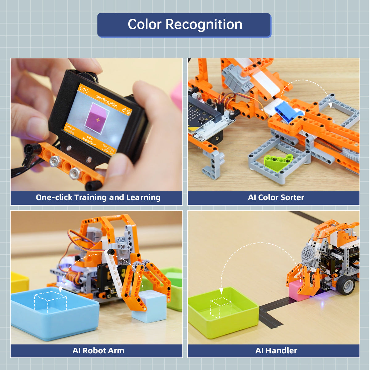 Image of DaDa:bit AI Programmable Building Block Kit micro:bit WonderCam AI Vision Module