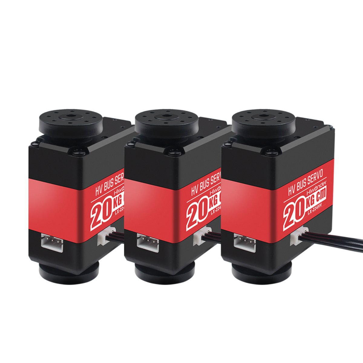 Image of LX-224HV Three Connectors Bus High Voltage Servo