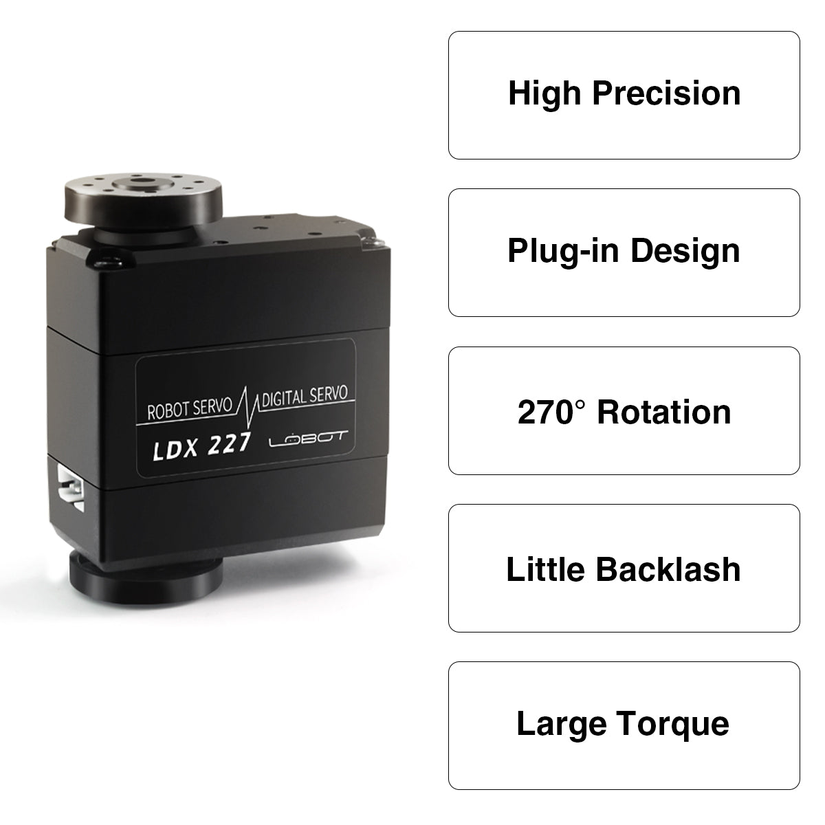Image of LDX-227 Full Metal Gear Digital Servo Dual Ball Bearing 270