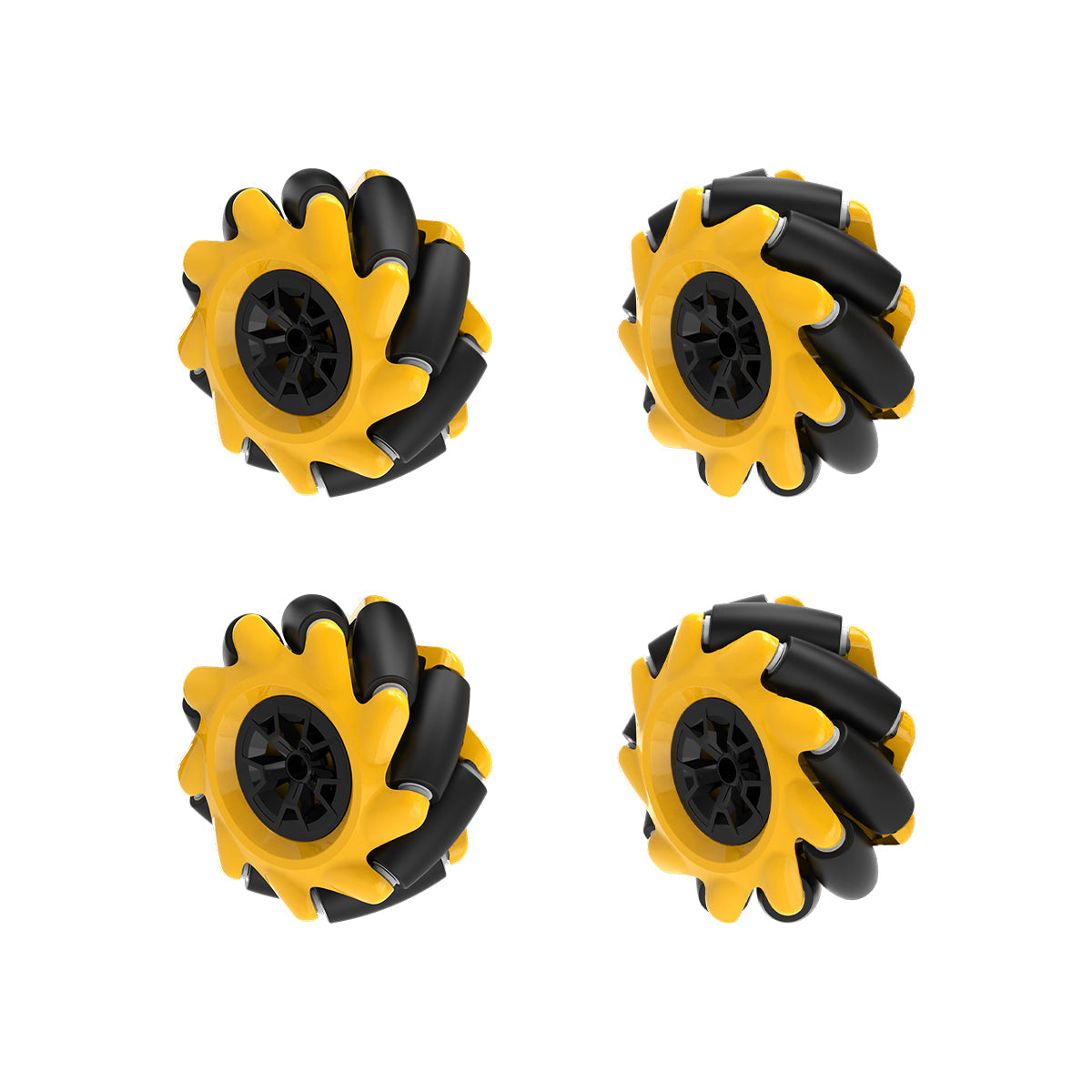 Image of Mecanum Wheel 60mm Omnidirectional Smart Robot Car (yellow)