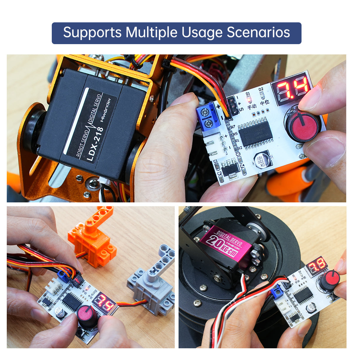 Image of Digital Servo Tester Controller with Voltage Display