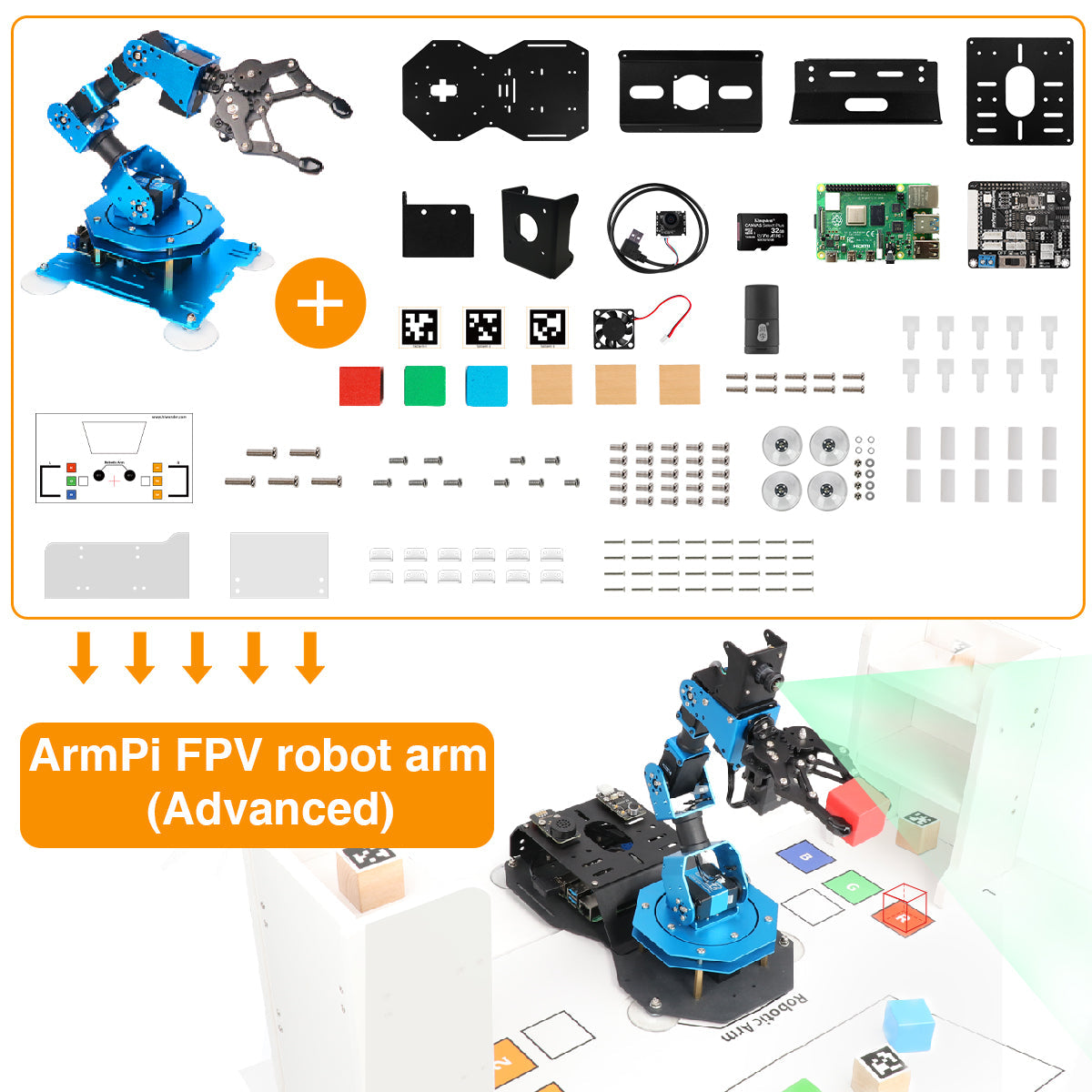 Image of Raspberry Pi 4B Extension Kit for xArm Robotic Arm