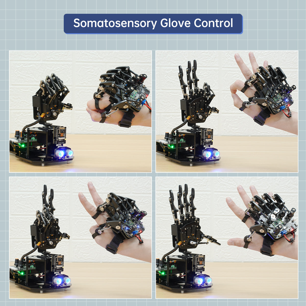 Image of uHand UNO Open Source AI Bionic Robot Hand Somatosensory Control Arduino Programming