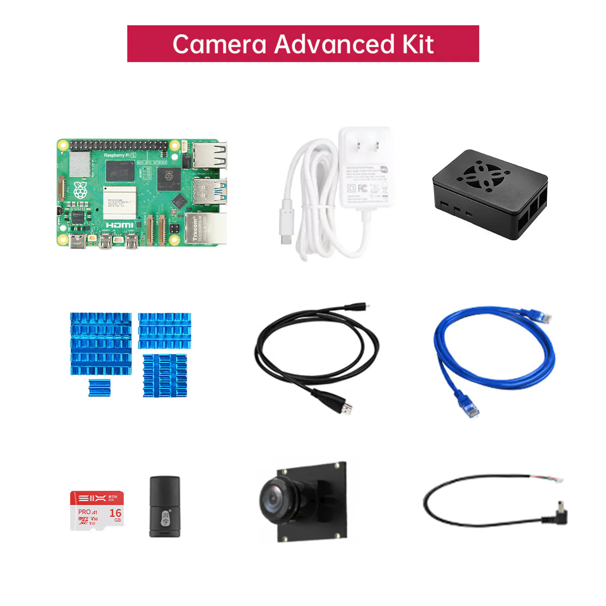 Image of Raspberry Pi 5 4G/8G Controller Python Linux Vision Development Kit