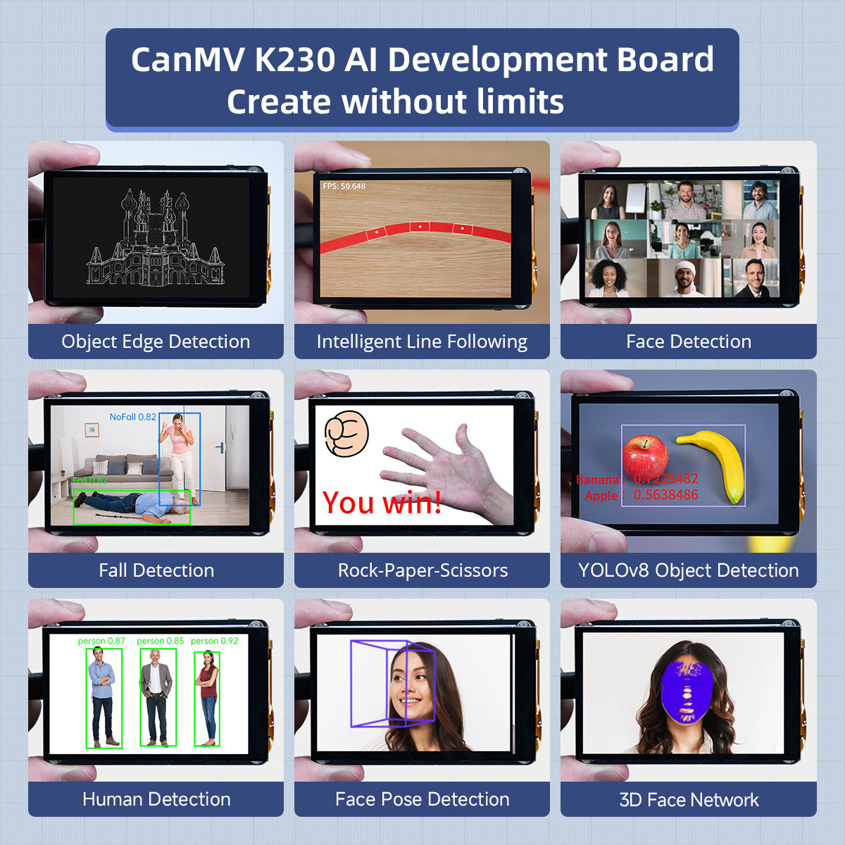 Image of CanMV K230 AI Development Board AI HD Camera 6T Computing Power