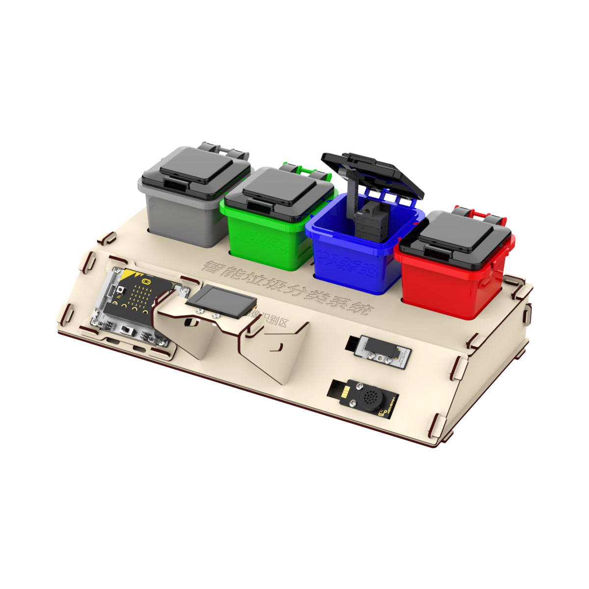 Image of Waste Sorting Robot Kit AI Vision Waste Classification Audio Broadcast micro:bit