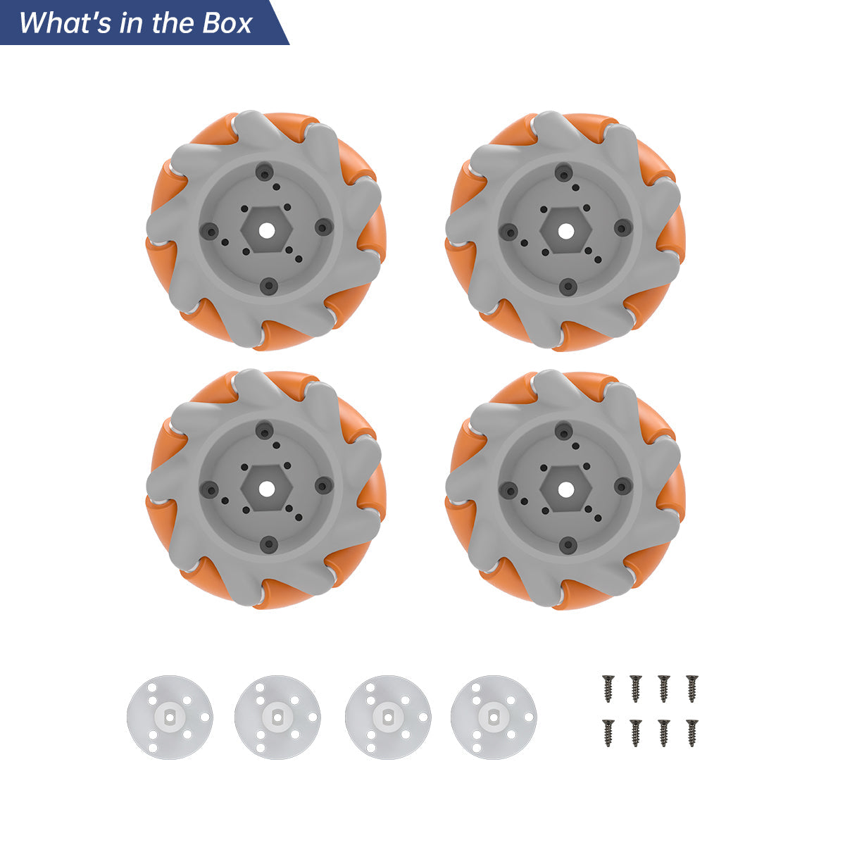 Image of Mecanum Wheel Omnidirectional 65mm High Hardness Plastic Wheel