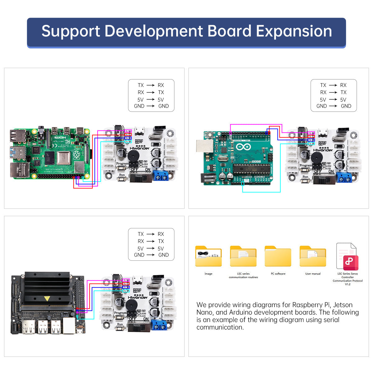 Image of HTD-30H High-Speed Strong Magnetic Serial Bus Servo 30KG High-Torque Three-Port Feedback